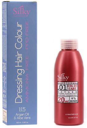 silky Dressing Hair Colour No 3 Dark Chestnut , Dark Chestnut