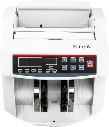 Stok ST-MC01 LCD Display Counterfeit Detector UV & MG Cash Bank Detector Note Counting Machine
