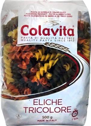Colavita Tri Colore Eliche Fusilli Pasta