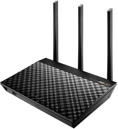 ASUS RT-AC66U B1 Wireless Router 2.4 GHz, 5 GHz 1750 Mbps Wifi Speed Dual Band External Antenna Access Point Mode