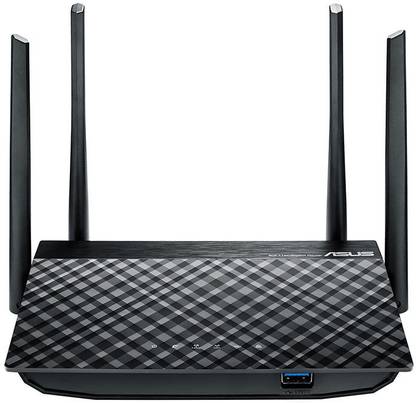 ASUS RT-AC58U Wireless Router 2.4 GHz, 5 GHz 1300 Mbps Wifi Speed Dual Band External Antenna Access Point Mode