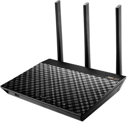 ASUS RT-AC68U Gaming Router 2.4 GHz, 5 GHz 1900 Mbps Wifi Speed Dual Band External Antenna Access Point Mode