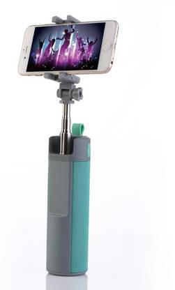 RHONNIUM ™ Selfie Stick With Portable Power Bank,Wireless Self Timer Multifunctional 20 W Bluetooth Speaker
