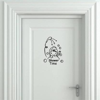 Flipkart SmartBuy 25 cm Bathroom Door Sticker Non-Reusable Sticker
