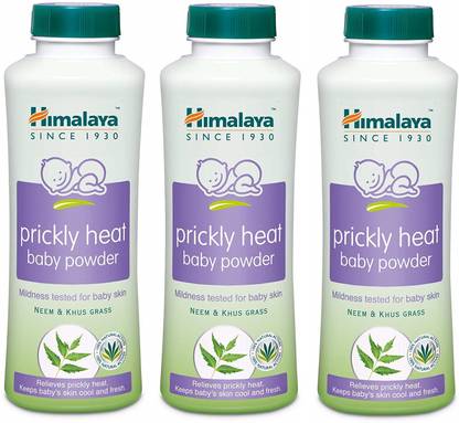 Himalaya Herbals Prickly Heat Baby Powder 200gm each Pack of 3