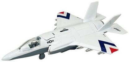 HALO NATION Sonic Spy 8110 Diecast Aeroplane Fighter Jet Delta Metal Airplane Toy Model (White)