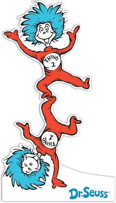 Advanced Graphics Dr. Seuss Thing 1 and Thing 2 Standup 6' Tall