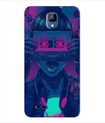 ETECHNIC Back Cover for Karbonn Aura Champ