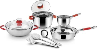 Ideale Italian Passion encapsulated 9 Pcs Induction Bottom Cookware Set
