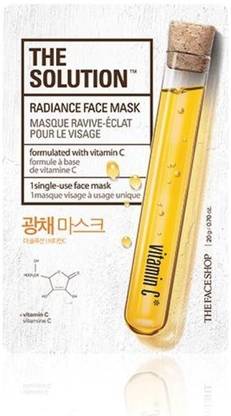 The Face Shop THE SOLUTION RADIANCE VITAMIN C FACE MASK