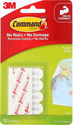 Command Command Poster Strips , 12 strips Hook Hook 1