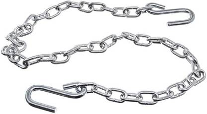 PMW Stainless Steel - 2 x S Hooks + 3 Ft Links Chain - Capacity 250 Kilos Hook Rail 1