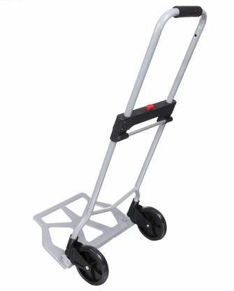 Feeling mall Folding Aluminum Heavy Foldable Trolley Carts Shopping Wheels Luggage Trolley