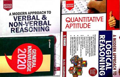 Combo Of Verbal Nonverbal Reasoning, Logical Reasoning , Quantitative Aptitude By R.S Agrawal And Logical Reasoning