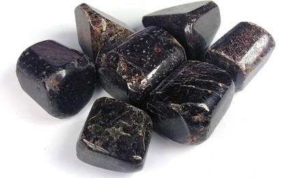 REIKI CRYSTAL PRODUCTS Natural Garnet Tumble Crystals / Stones for Reiki Healing and Vastu Correction and Increase Creativity 100 Grams Tumble Stone Regular Rectangular Crystal Stone