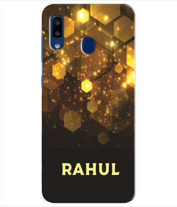 ETECHNIC Back Cover for Samsung Galaxy A20 With Name Rahul