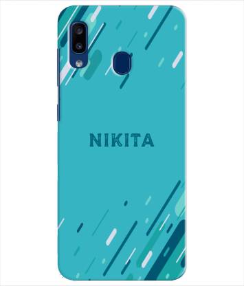 ETECHNIC Back Cover for Samsung Galaxy A20 With Name Nikita