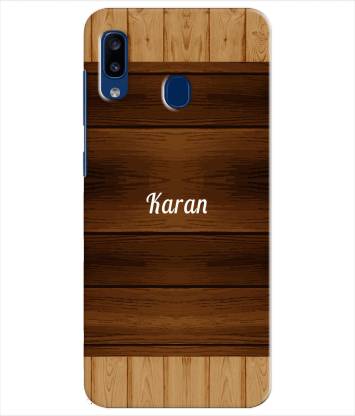 ETECHNIC Back Cover for Samsung Galaxy A20 With Name Karan