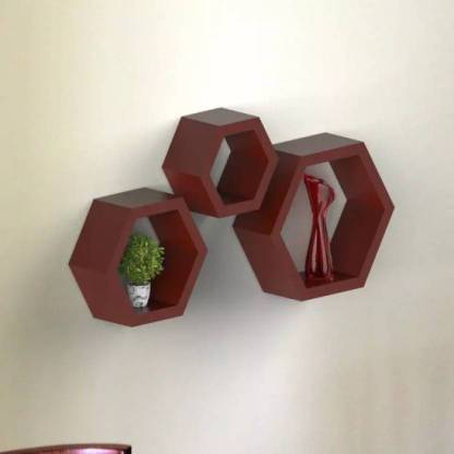 Antiqua Vgroup VILL.SAROORPUR TAGA NAKUR SAHARANPUR Wooden Wall Shelf