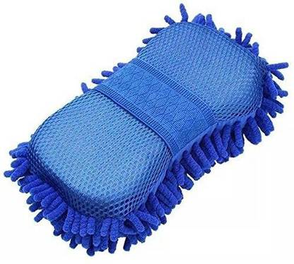 ADHBHUD Microfiber cleaning Cloth Sponge Hand Gloves car dashboard cleaning chenille Regular Sponge