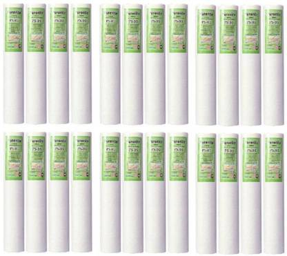 purerite Spun PP Good Quality 10" for RO Water Purifier Prefilter PACK of 24 Solid Filter Cartridge (0.5, Pack of 24) Solid Filter Cartridge
