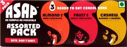 ASAP Assorted Pack Cereal Bars Box
