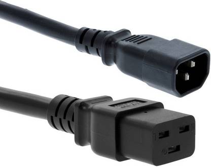 ANDTRONICS Power Cord 1.5 m IEC C14 to C19 Server Power Extension Link Cord 1.5M 4.5 Feet