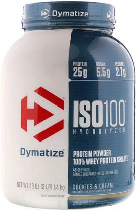 DYMATIZE ISO100 (Cookies & Cream) Whey Protein