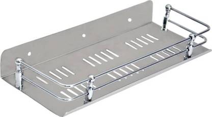 SHP HIGH STEEL QUALITY LIFE TIME WARRANTY SHINY SHELF/WALL MOUNTED SHELF (SET OF 1) Steel Wall Shelf