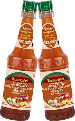 NutrActive Apple Cider Vinegar Ginger , Garlic , Lemon & honey Vinegar