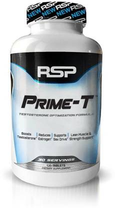 RSP NUTRITION RSP-Prime-T Testosterone Booster Supplement