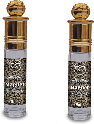 ASHTAAROMAS Set of 2 Magnet Attar, Long Lasting for Unisex Perfumes (9 ml Each) Floral Attar