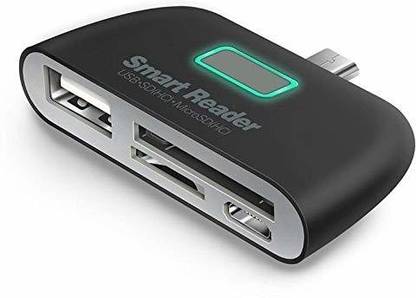 A3sprime Mini 4-in1 OTG/TF/SD Smart Card Reader Card Reader