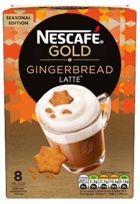 Nescafe Gold Gingerbread Latte 8 Mug Instant Coffee