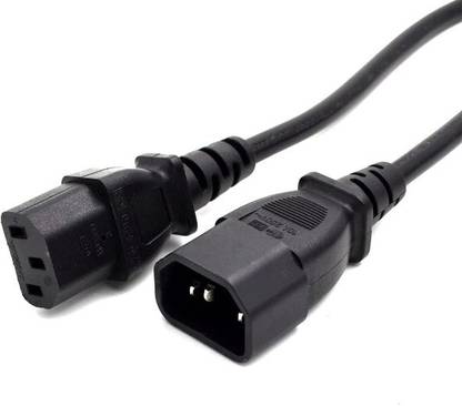 ANDTRONICS Power Cord 1.8 m 10A, 250V Desktop Computer Network Hub Power Extension Cord 1.8M 6 Feet