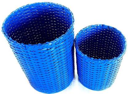 Sonas Creation Large and Small Set of 2 Dustbins / Waste Baskets Paper Dustbin