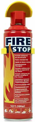 Gabbar Aluminium Portable Safety Fire Extinguisher with Flame Retardant Fluid Fire Extinguisher Mount