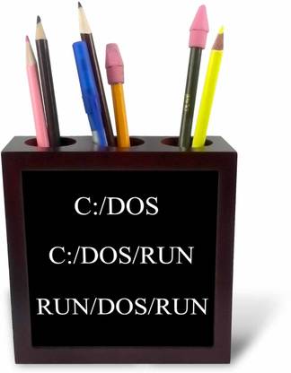 3dRose Run DOS Run Non Slip Base Mousepad