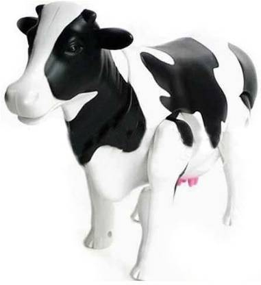 HALO NATION Electric Cow Toy Realistic Simulation Funny Cow Figure Walking Cow With Sound
