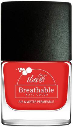 Iba Halal Care Breathable Nail Color, B11 Red Velvet