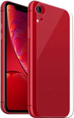 Jacure Back Screen Guard for Designed For iPhone XR Back Screen Protection Film Scratch Proof Bubble Free Rear Side Scratch Protector Guard Full Coverage Case Friendly Clear Screen Protector