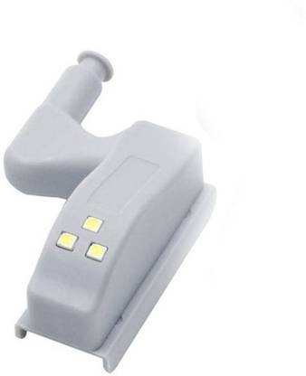 Yashvi Traders 10 Pcs Lot Cupboard Closet Wardrobe Hinge Led Light with Battery Smart Sensor Light