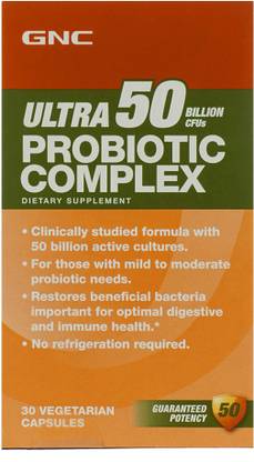 GNC Ultra Probiotic Complex with 50 Billion CFUs