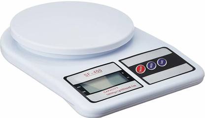 Nicewell Generic Electronic Kitchen Digital Weighing Scale, Multipurpose (White, 10 Kg) Weighing Scale