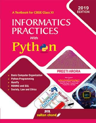 Informatics Practices with Python a Textbook for Cbse Class 11