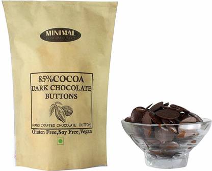 Minimal Dark Chocolate Buttons(85%Cocoa) 1 Kg Truffles