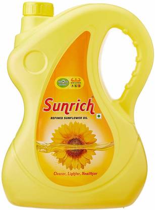 Sunrich Sunflower cooking oil 5 ltr Sunflower Oil Can