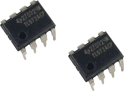 Zigshash IC TL072 Low Noise JFET Input Operational Amplifiers Electronic Components Electronic Hobby Kit