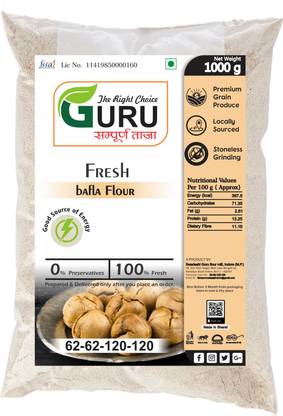 GURU SAMPOORNA TAAJA Bafla flour atta (Coarse wheat Flour)