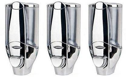 LOGGER - Clean Magic Dispensor Set of 3 pcs 500 ml Gel, Lotion, Soap, Conditioner, Shampoo Dispenser